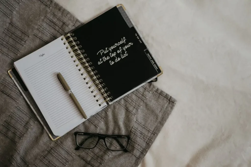 agenda para planificar hábitos de vida saudável