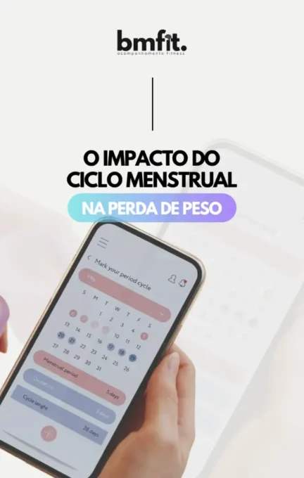 Capa de ebook sobre o ciclo menstrual e o emagrecimento com uma app de monitorização do ciclo, elaborado pela nutricionista Beatriz Jorge e pelo personal trainer online Filipe Simões