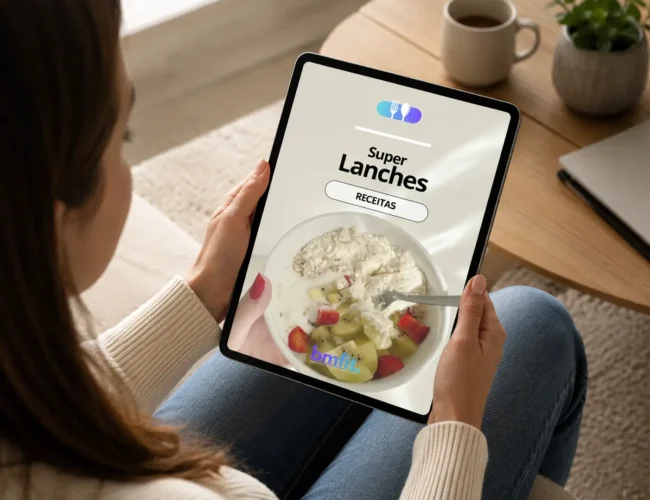 O que tem o guia de Super Lanches da BMFIT?